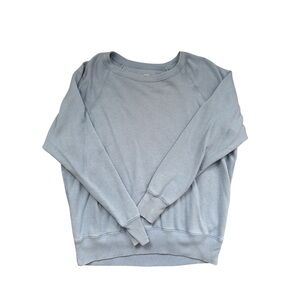 aerie Classic Crewneck Sweatshirt - Light Blue